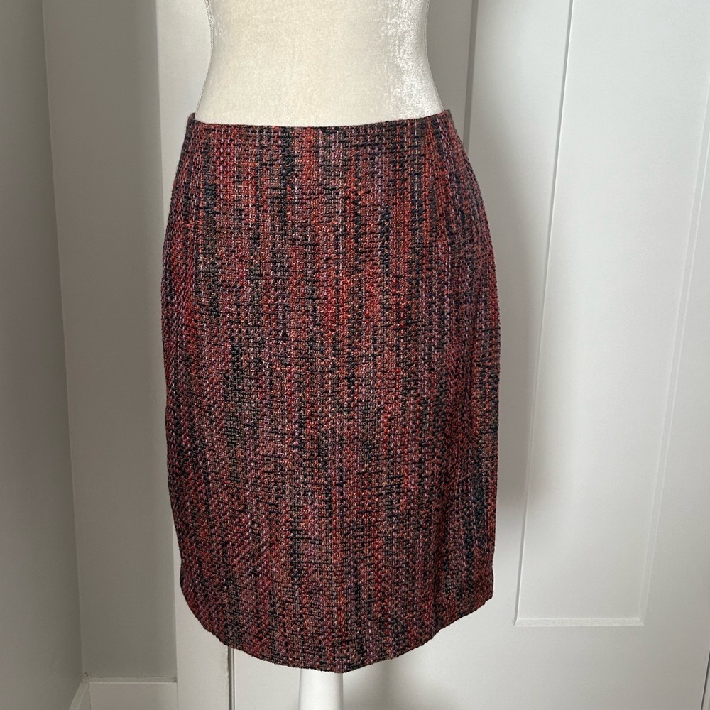 Jaclyn Smith Collection Tweed Pencil Skirt